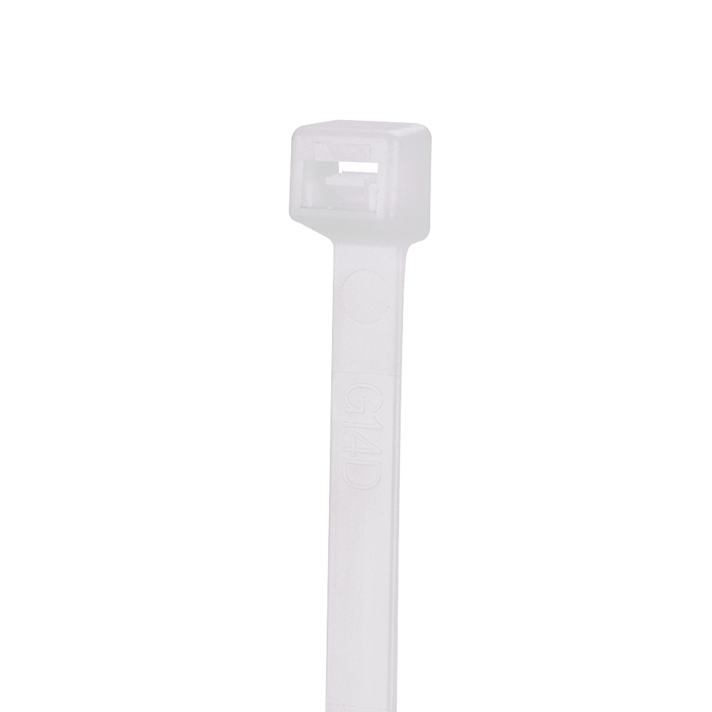 Cincho de Nylon 6.6 StrongHold™, de 300mm de largo, Color Natural, Plenum, Paquete de 100pz