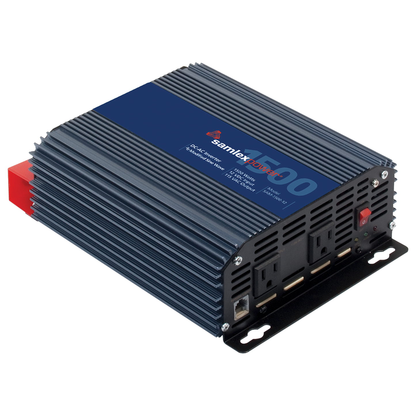 Inversor de Corriente (CD-CA) Potencia Nominal 1500 W, Ent:12Vcc, Sal: 115Vca 60 Hz