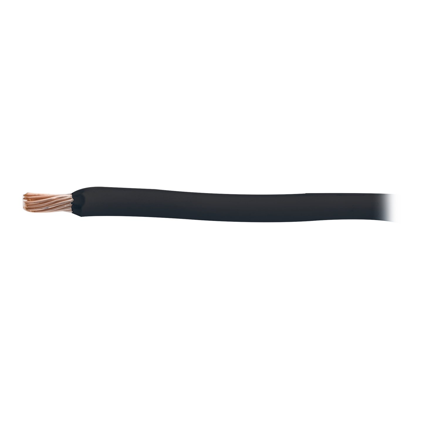 Cable de Cobre Recubierto THW-LS Calibre 1/0 AWG 19 Hilos Color Negro (500 metros).