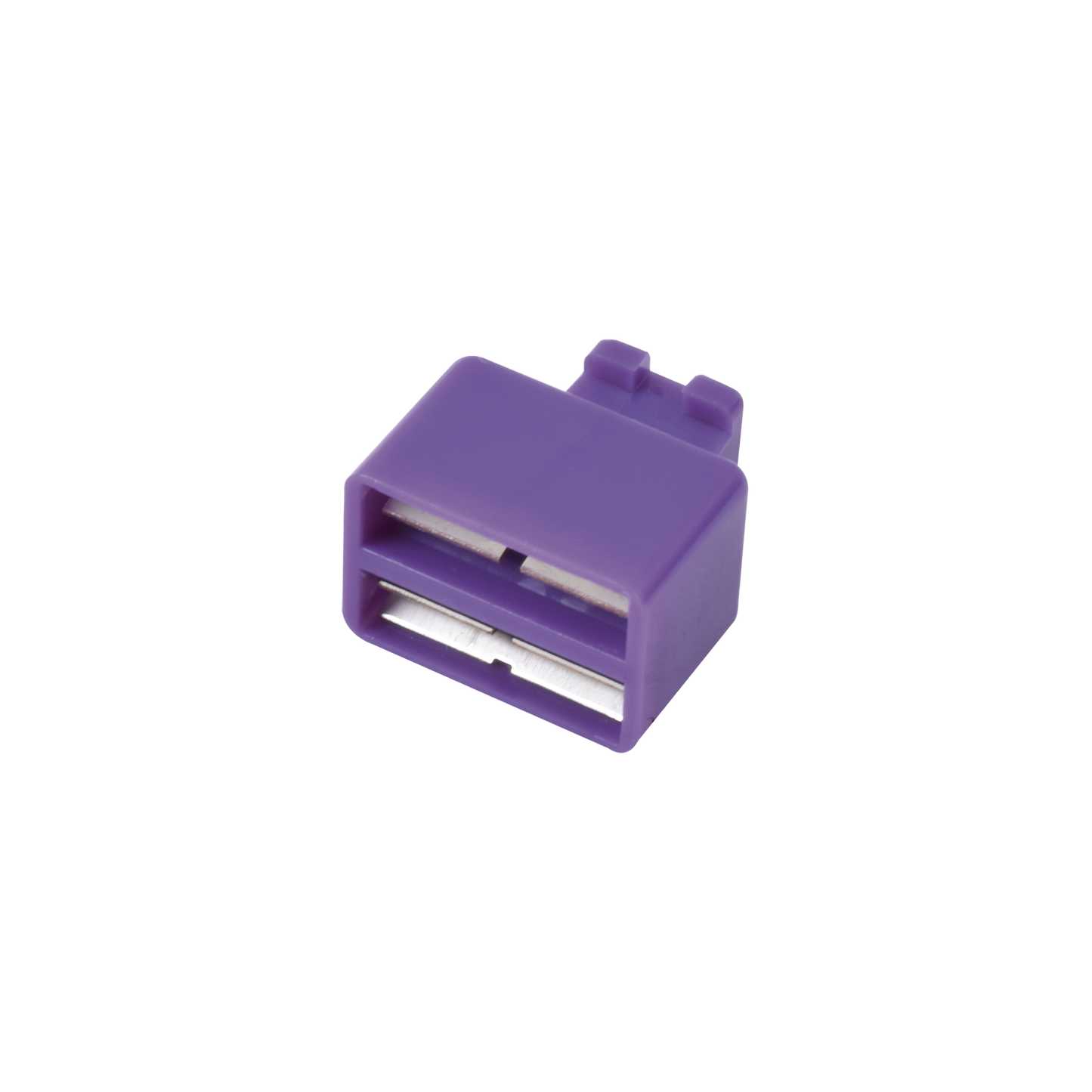 Clip de Puente, Para Uso con Regletas S66, de 1 par, Color Violeta