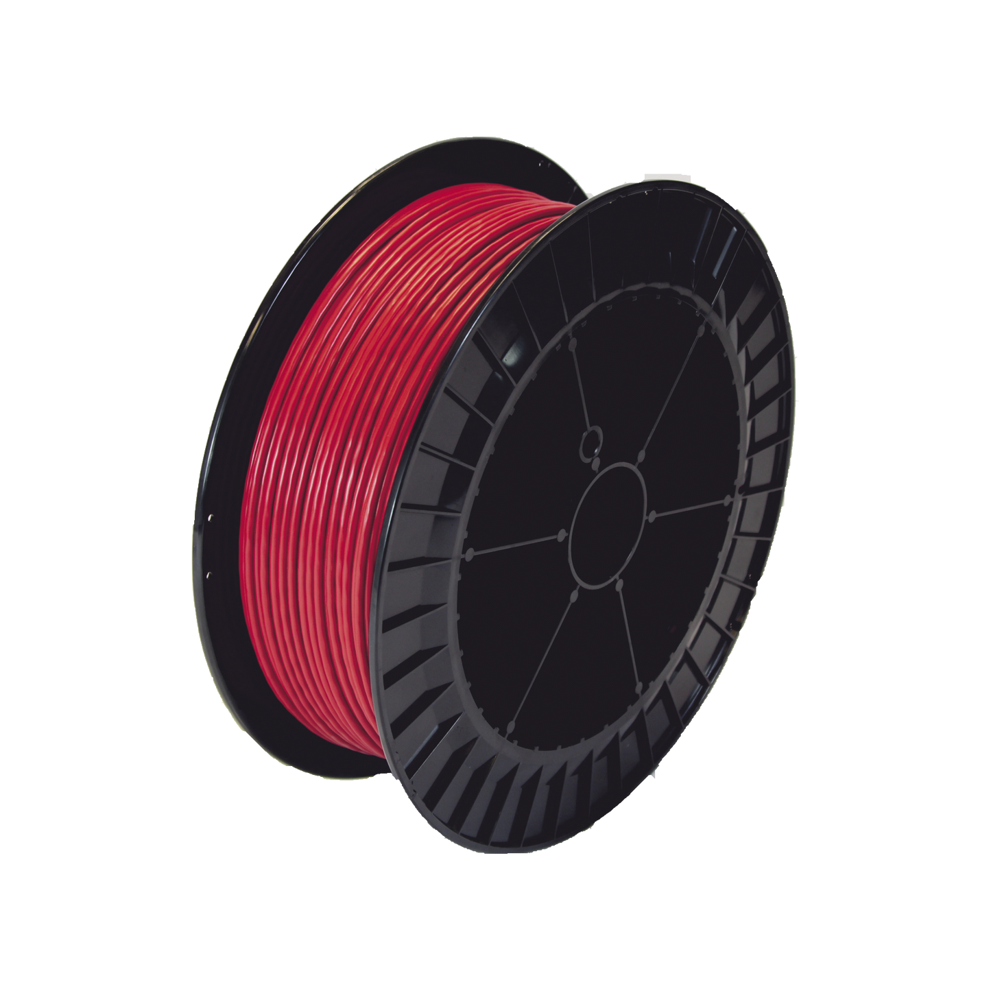 Bobina de 152 Metros de Cable Detector de Calor, Temperatura Fija 68 grados Celsius, Recubrimiento de Nylon Negro para Aplicaciones en Exterior, con Guía Acerada