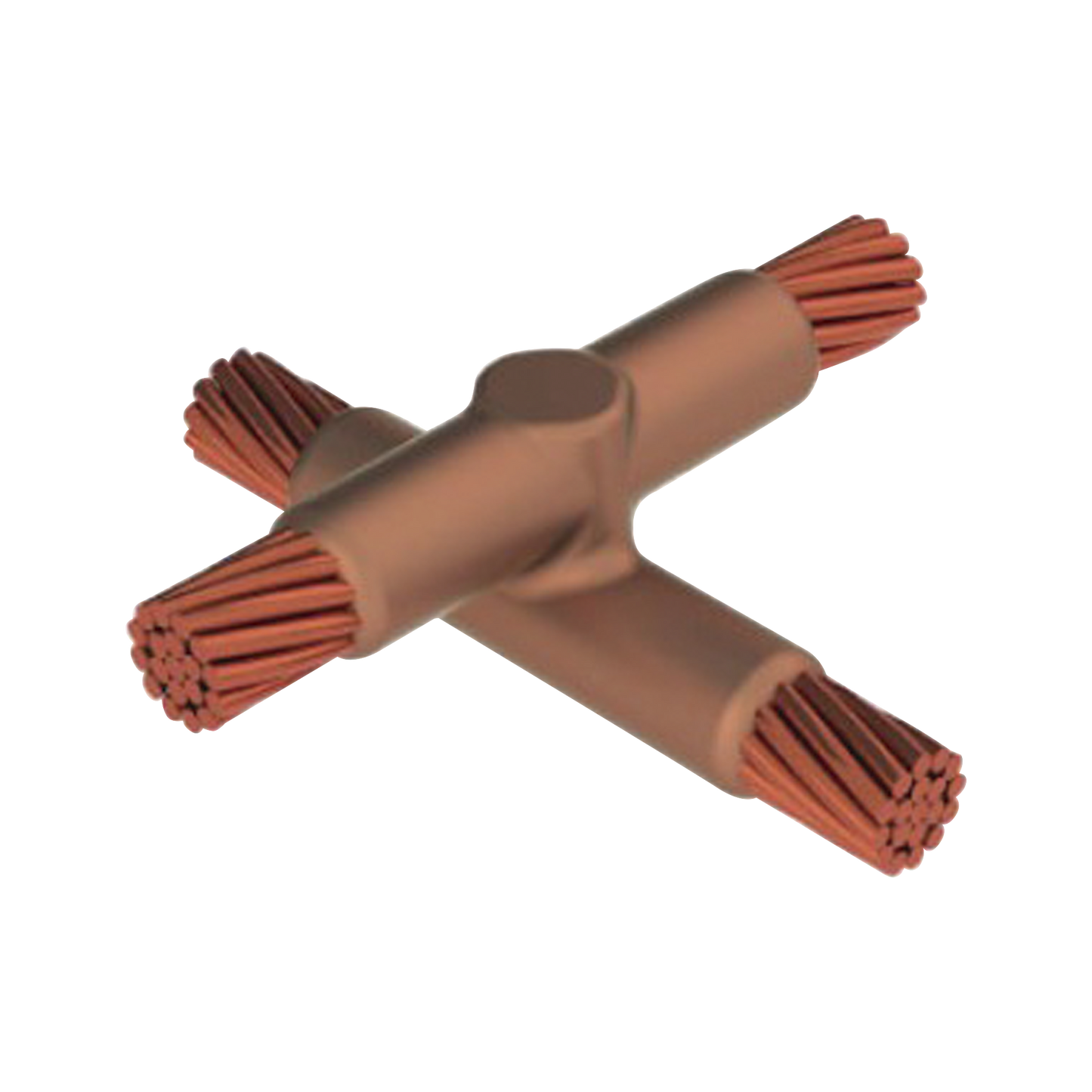 Molde para Soldadura Exotemica tipo X empalmado para cable 4/0 AWG - 4/0 AWG.