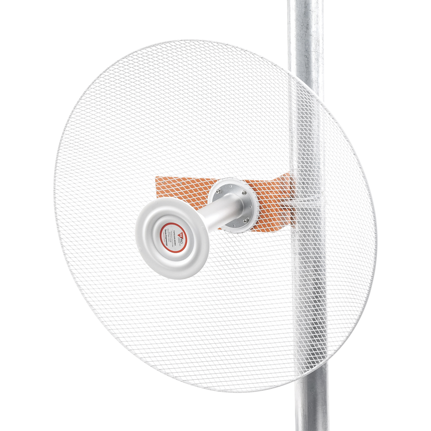 Antena direccional de alta resistencia la viento, Ganancia de 34 dBi, frecuencia (4.9 - 6.5 GHz), Conectores N-hembra, Polarización doble, incluye montaje para torre o mástil