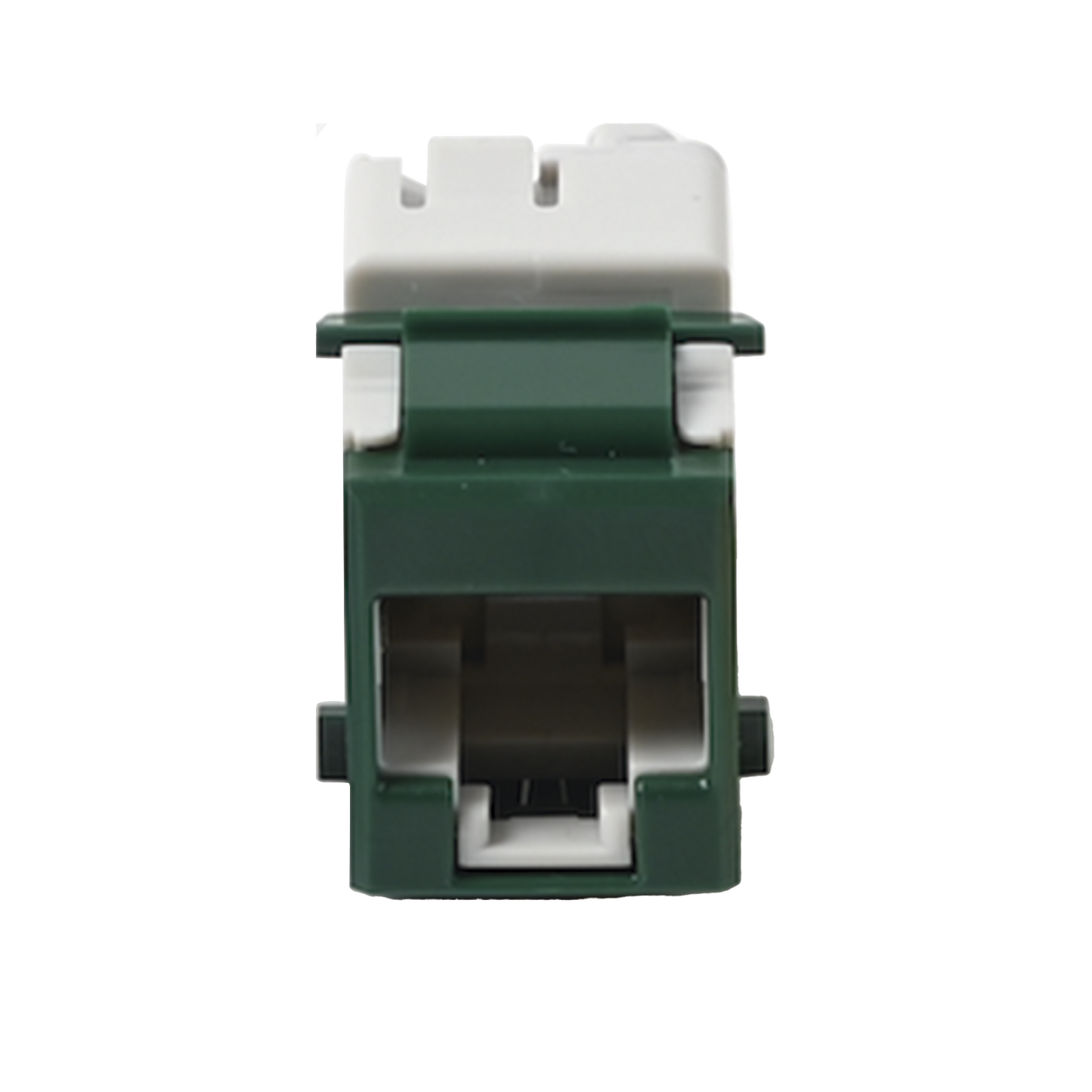 Jack UltraMAX Cat5e, UTP, Tipo Keystone, Color Verde, Punch Down