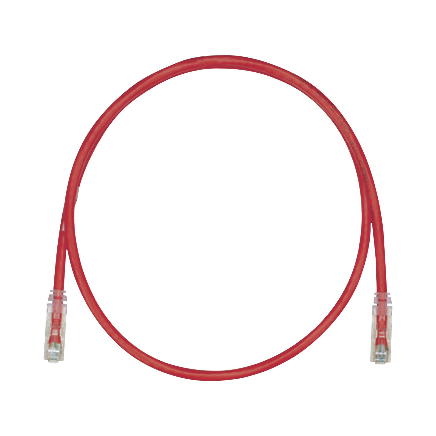 Cable de Parcheo UTP, Cat6A, 24 AWG, CM, Color Rojo, 70ft
