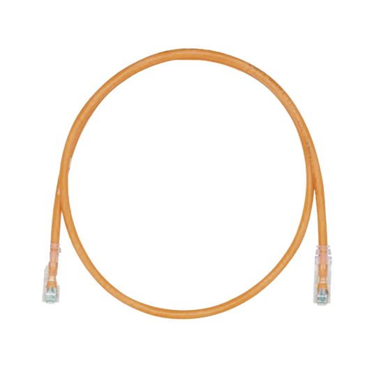 Cable de Parcheo TX6, UTP Cat6, 24 AWG, CM, Color Naranja, 8 Metros