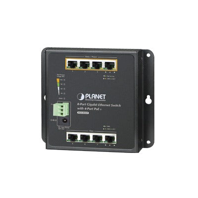 Switch Industrial de Múltiple Montaje (Pared, Riel DIN y Magnético), 8 Puertos Gigabit con 4 puertos PoE 802.3at, Hasta 120 W.