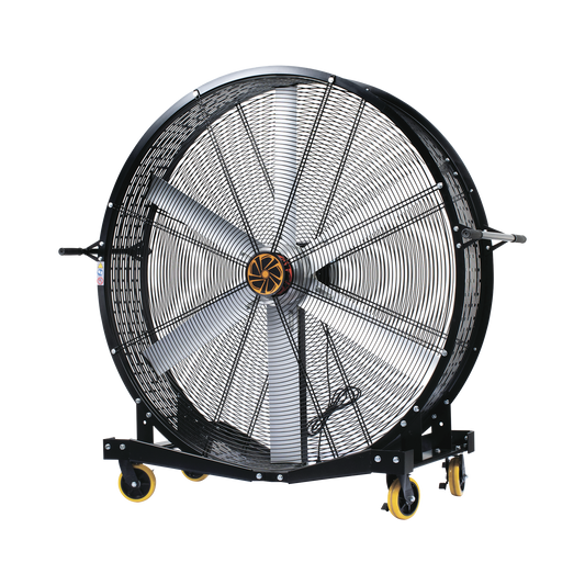 ventilador Industrial Móvil Ultra Silencioso de 2 m, Para Almacenes, Hangares, Líneas de Producción, Gimnasios
