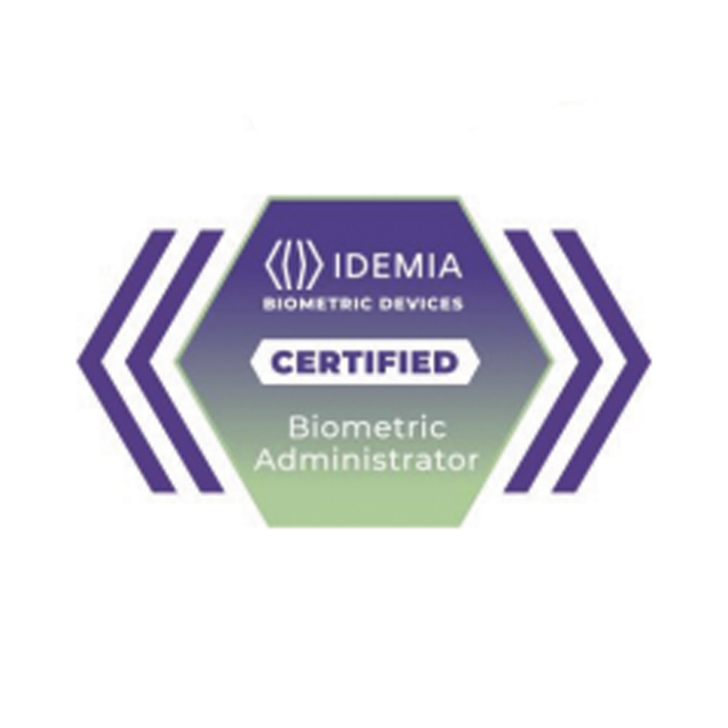 Certificado Idemia Administrador Biométrico , membresía de 2 años con acceso al módulo de ventas 24/7 a la plataforma de aprendizaje de dispositivos biométricos de IDEMIA.