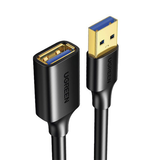 Cable Extensor USB 3.0 / 3 Metros / Macho-Hembra / 5 Gbps / Ultra Durabilidad / Núcleo de cobre estañado 28/22 AWG / Blindaje interior múltiple / Ideal para teclado, mouse , etc.