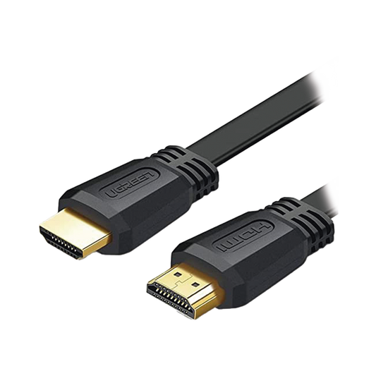 Cable HDMI 2.0 Plano de 5 m / 4K@60Hz / HDR / 3D / HEC (Canal Ethernet HDMI) / ARC (Canal de Retorno de Audio) / Color Profundo de 48 bits / Audio de 32 canales / HDCP /Audio Dolby True HD 7.1 / 18 Gbps / Estañado y Triple Blindaje / Anti Interfere