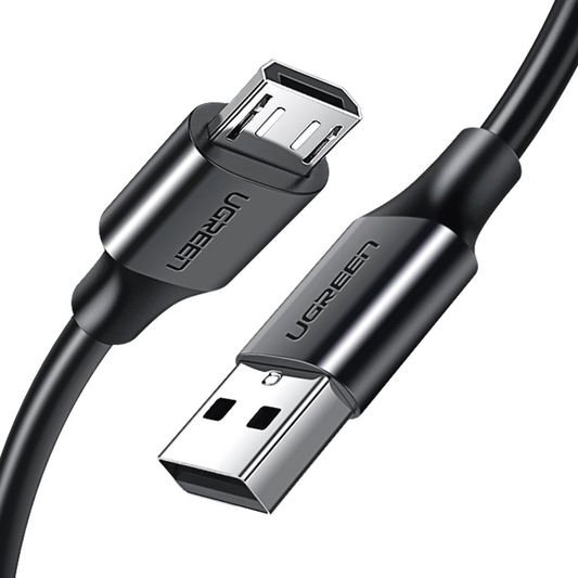 Cable USB-A a Micro USB | 2 Metros | Tecnología de Carga Rápida Qualcomm / QC 3.0/2.0 | Recarga hasta 18W | Transmisión de Datos hasta 480Mbps | Tecnología de Carga Segura | Hasta 5,000 Flexiones | ABS y PVC de Alta Duraci&oacu