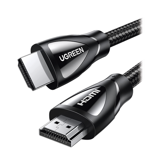 Cable HDMI 2.1 de Nylon Trenzado / 1 Metro / 8K@60Hz/4K@120Hz / eARC (Canal de Retorno de Audio / HDR10+ / VVR / HEC (Canal Ethernet HDMI) / ALLM / 3D / Dolby Atmos / Dolby Visión / 48 Gbps / Mayor Duración.