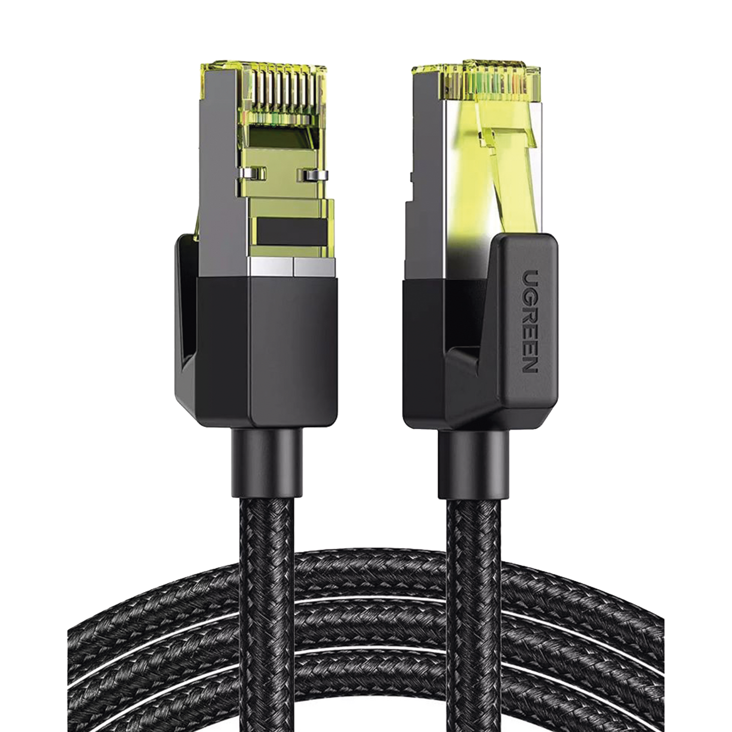 Cable Ethernet Cat7 CLASS?F/FTP Redondo con Malla de Nylon 2 Metros