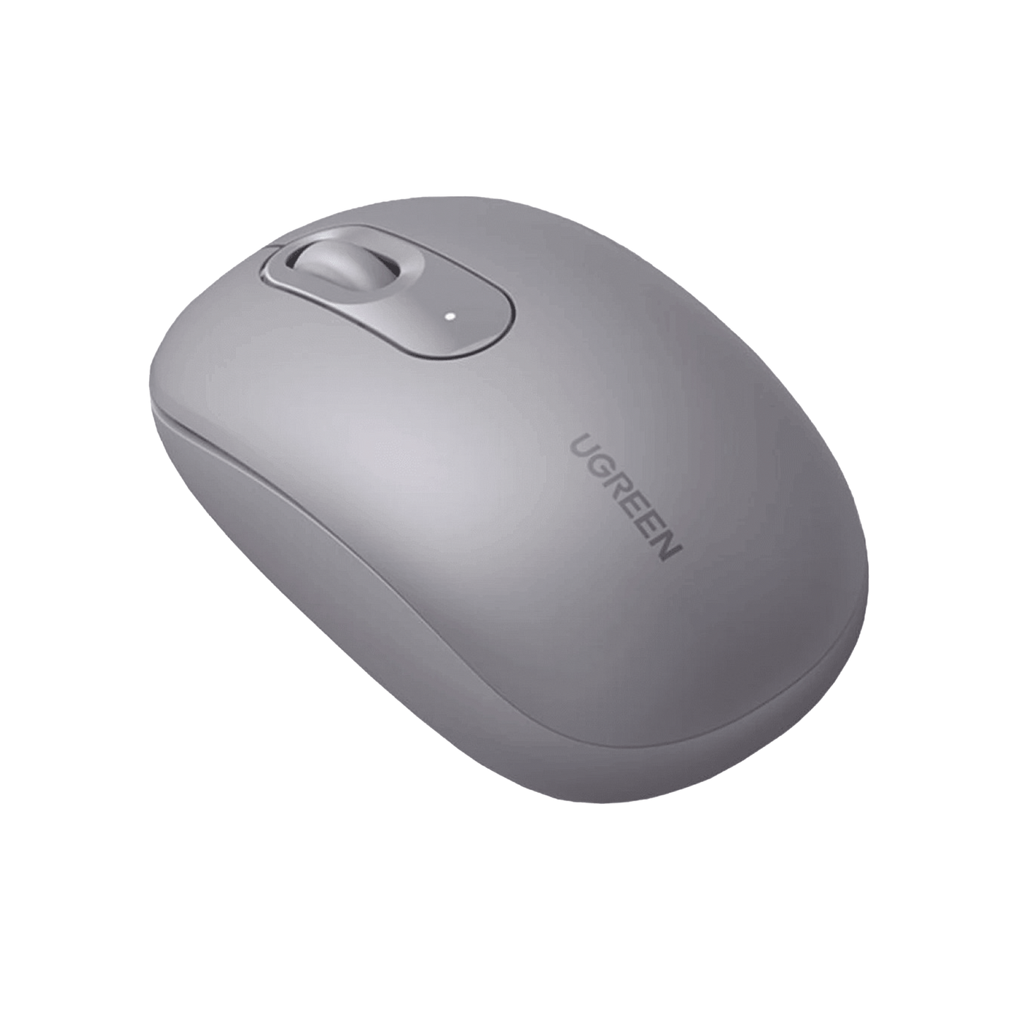Mouse Inalámbrico 2.4G 800/1200/1600/2400 DPI / Función de 3 botones / Alcance 10m / Silencioso / Ergonómico / Anti-caída y Anti-interferencias / Color Gris / Batería Alcalina AA (incluida).