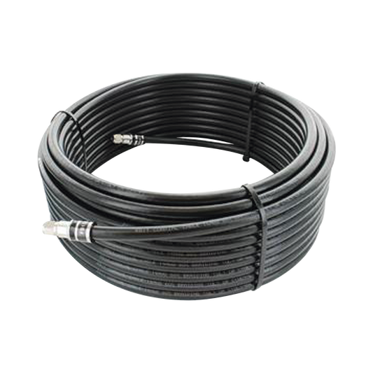 Jumper Coaxial con Cable Wilson-RG11 | Conector F Macho en los extremos | 22.86 metros de longitud.