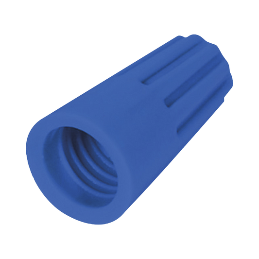 Capuchón roscable / 14 AWG / Azúl / Paquete de 25 piezas.