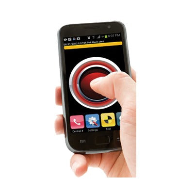 Licencia, APS App Botón de Pánico o asistencia personal para smartphone, envía posición GPS, a central de alarmas con el software Securithor v2.