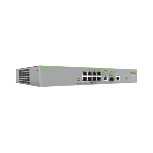 Layer 3 Lite Managed Access Switch, 8x 10/100T PoE, 1x SFP uplink, US Power Cord.