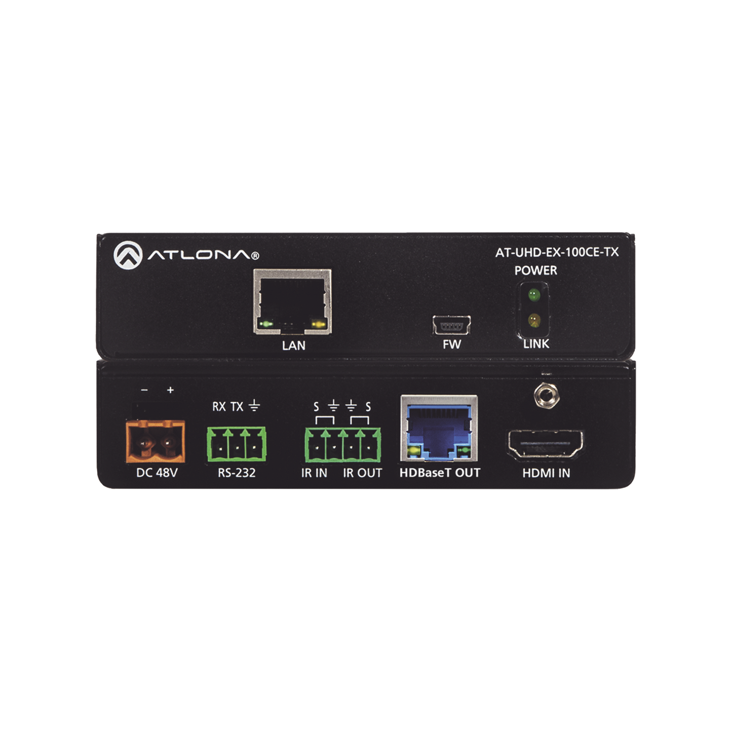 Transmisor 4K/UHD HDMI sobre 100 M HDBaseT con Ethernet, control y PoE