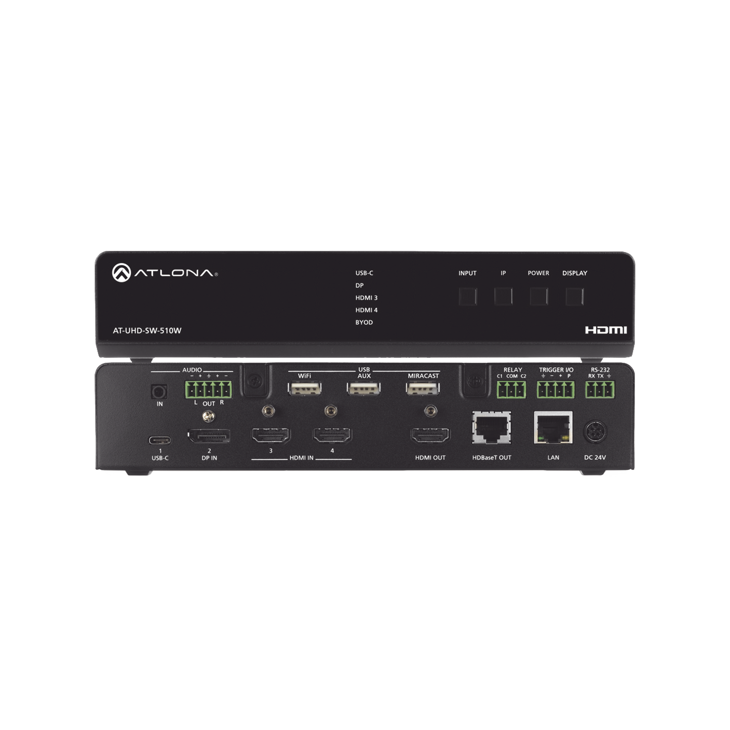 FIVE-INPUT UNIVERSAL SWITCHER WITH WIRELESS PRESENTATION LINK