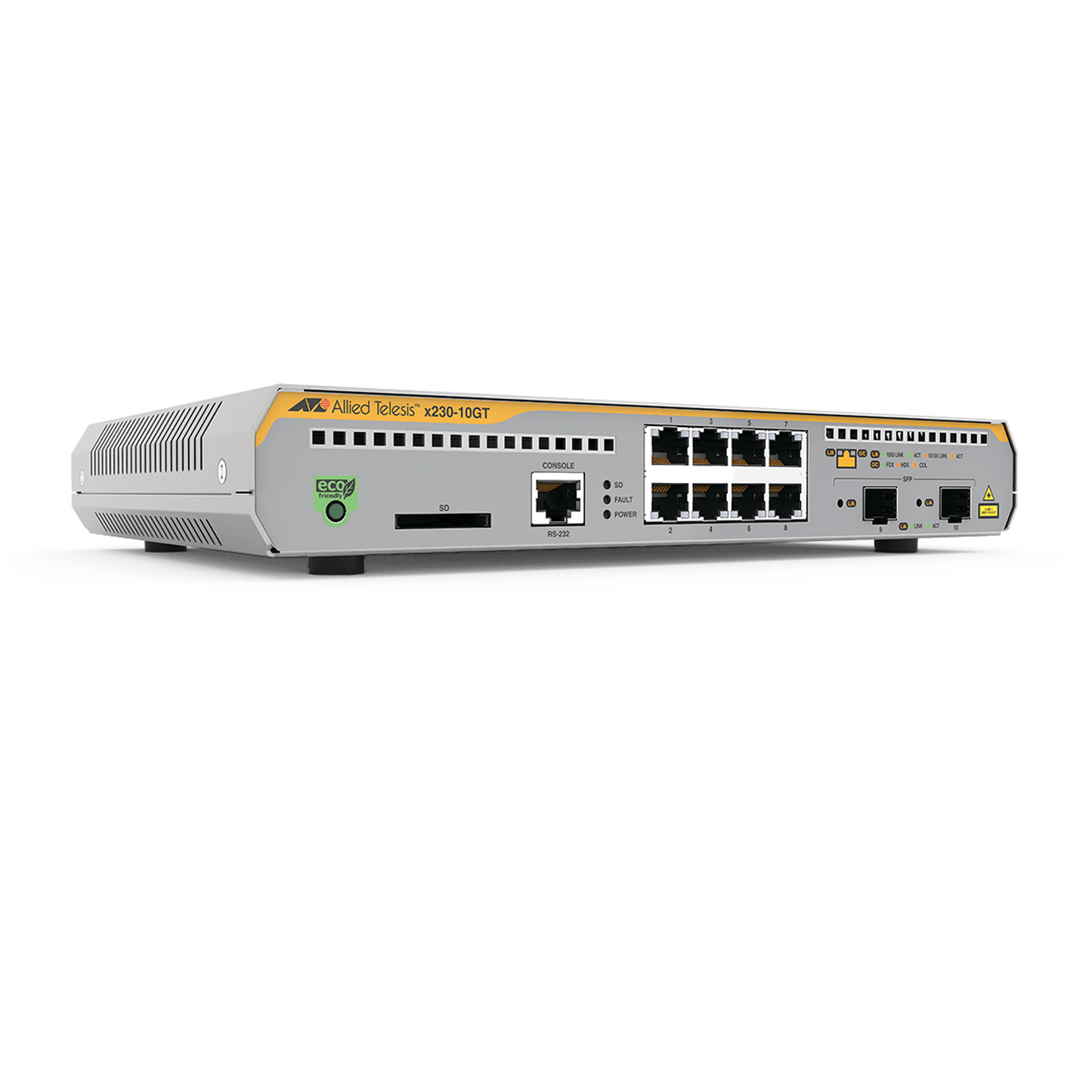 Switch Administrable Capa 3, 8 puertos 10/100/1000 Mbps + 2 puertos SFP Gigabit