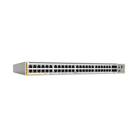 Switch PoE+ Stackeable Capa 3, 40 x 10/100/1000 Mbps + 8 x 100M/1/2.5/5G Multigigabit, 4 x SFP+ 10 G, hasta 720 W, fuente redundante