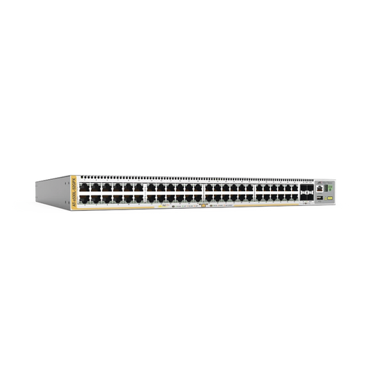 Switch L3 Stackable, 48x 10/100/1000-T PoE+, 4x SFP+, 740W, Fuente Redundante (TAA compliant version)