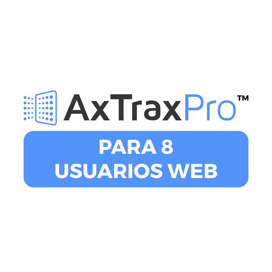 Licencia De 8 Usuarios Clientes Web para AxtraxPro