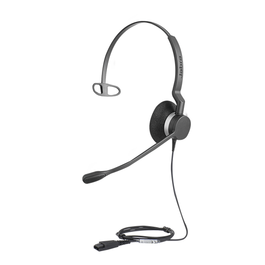 Jabra Biz 2300 Mono con conexión QD, resistente para contact center con brazo articulado con giro de 360º  (2303-820-105)