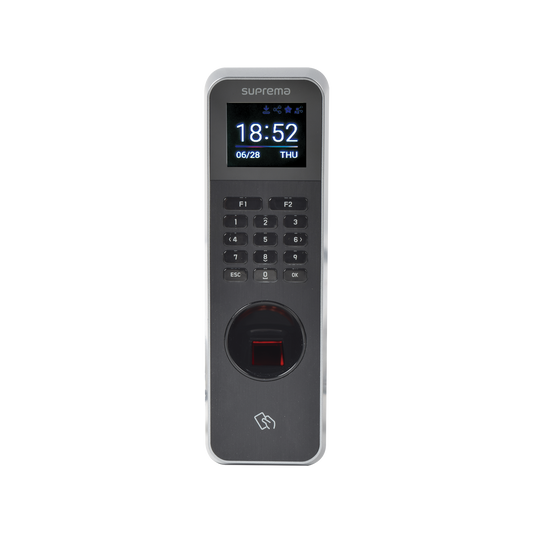 Lector de Huella IP67 Con Teclado y Lector de Tarjetas RFIDNFC y  (125kHz EM, HID Prox &13.56Mhz MIFARE, MIFARE Plus, DESFire/EV1, FeliCa, iCLASS SE/SR),NFC y BLUETOOTH