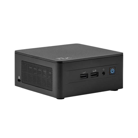 NUC / Intel / Mini PC Performance / Core i3 / 10a Generación / 1 X HDMI / 3 X USB / 1 X USB-C / WiFi 6 / Bluetooth / Memoria RAM, S.O y SSD o HDD No Incluido / Incluye Fuente