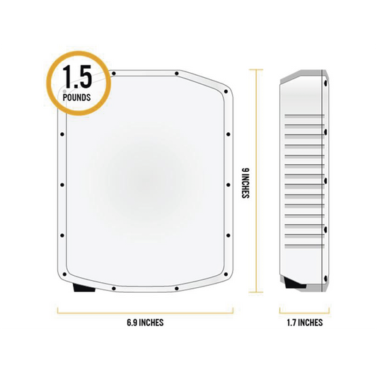 Radar SpotterRF para una cobertura de 250 metros / Opera en 10 - 10.6 Ghz / Exterior / Aplicaciones industriales en proteccion perimetral