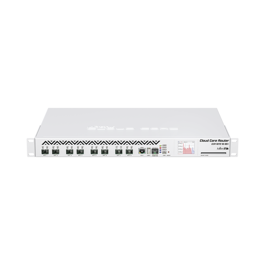 CloudCore Router, CPU 72 Núcleos , 1 Puerto Gigabit Ethernet, 8 Puertos SFP/SFP+, 16 GB Memoria