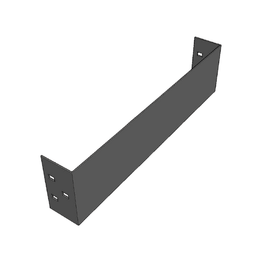 Placa de Cierre para Escalera de Aluminio / Peralte 3 1/4" / Ancho 12" / Incluye Tornillería