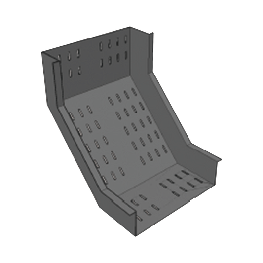 Curva vertical interior para fondo perforado de 4 x 4" Perfil Z