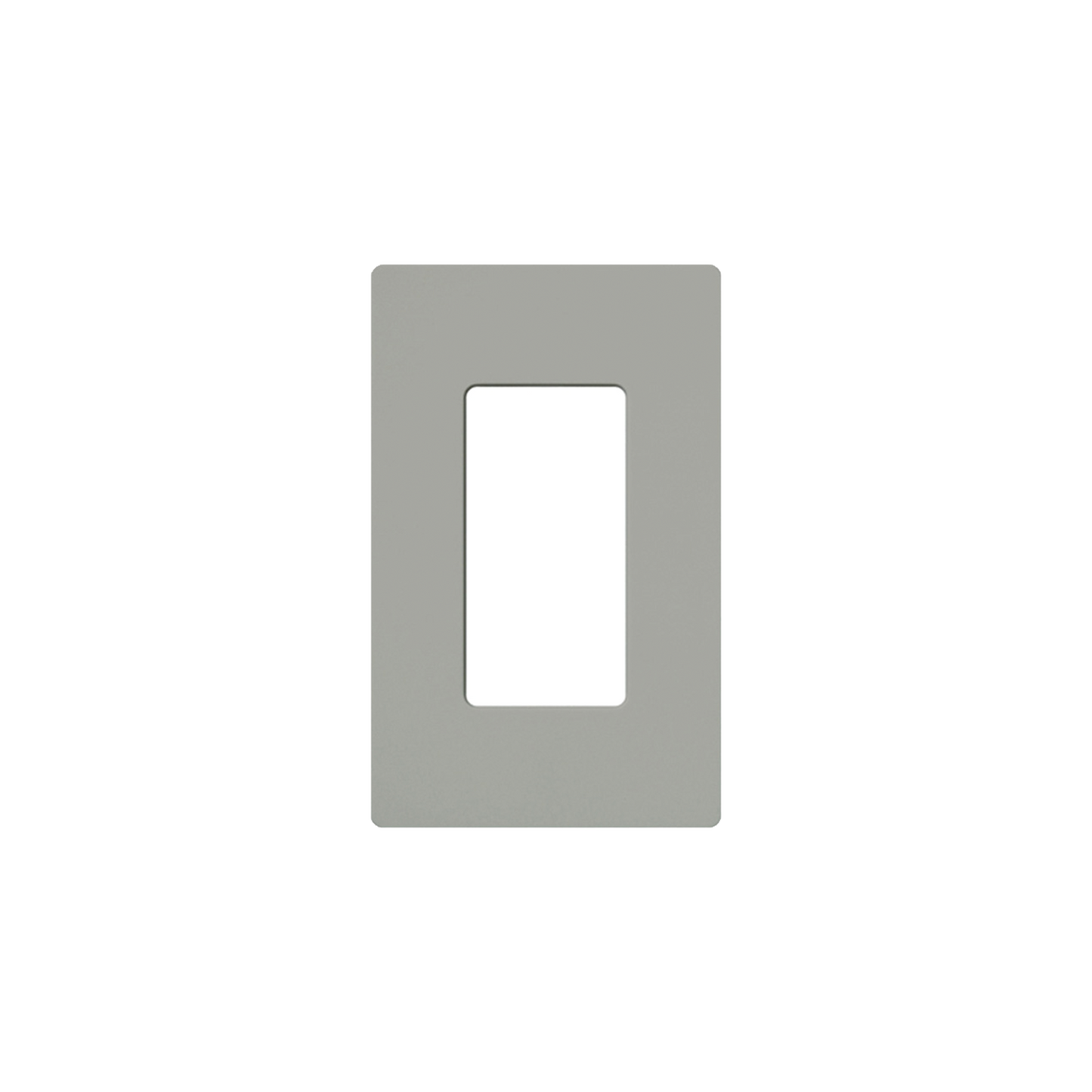 Placa de pared 1 espacio, para atenuador (dimmer), switch ó control remoto PICO inalámbrico.