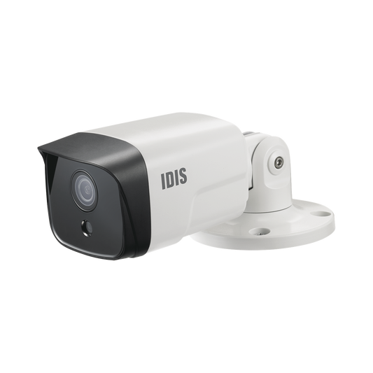 Bala IP 5 Megapixeles | MicroSD Hasta 256GB |  Lente Fijo 2.8 mm | IK10/IP67 |  IR 30 m | Entrada y Salida  Alarma | POE | Modo Pasillo | WDR 120 dB