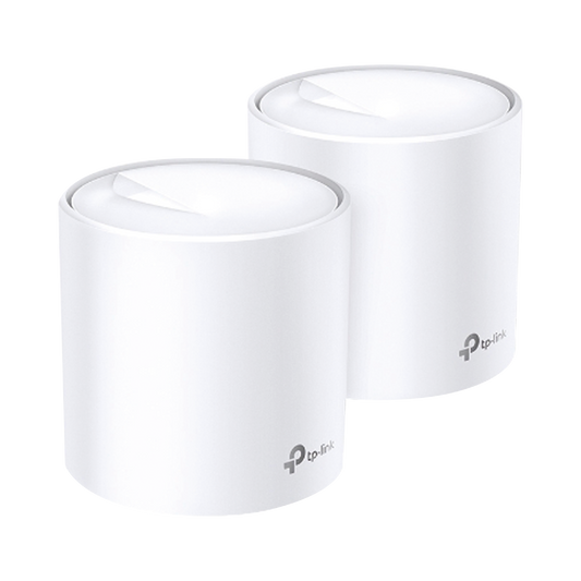 KIT de sistema inalámbrico Deco X20 mesh para hogar / Doble banda Wi-Fi 6 (AX) / 2 puerto Gigabit  / 2 antenas internas / Compatible con amazon alexa