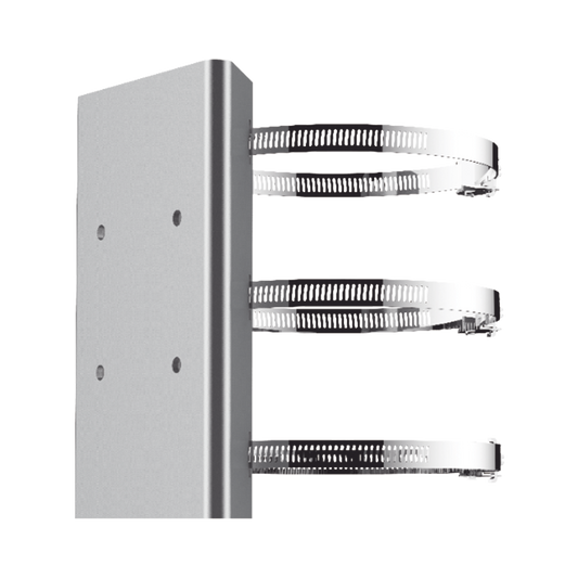 Montaje de Poste para Domo PTZ de Acero Inoxidable para Cámaras Hikvision