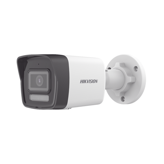 Bala IP 2 Megapixel / Lente 2.8 mm / Dual Light (30 mts IR + 20 mts Luz Blanca) / Micrófono Integrado / ACUSENSE Lite / Exterior IP67 / H.265+ / PoE / ONVIF