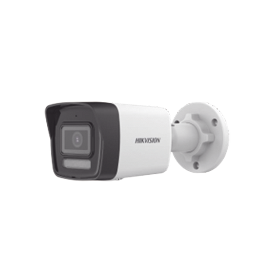 Bala IP 6 Megapixel / Lente 2.8 mm / Dual Light (30 mts IR + 20 mts Luz Blanca) / Micrófono Integrado / ACUSENSE Lite / Exterior IP67 / H.265 / PoE / ONVIF / Micro SD