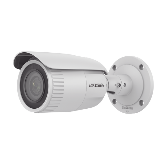 Bala IP 4 Megapixel / Lente Mot. 2.8 - 12 mm / 30 mts IR / H.265+ / Micro SD 256 GB / Exterior IP67 / WDR 120 dB / Metal  / PoE / Onvif