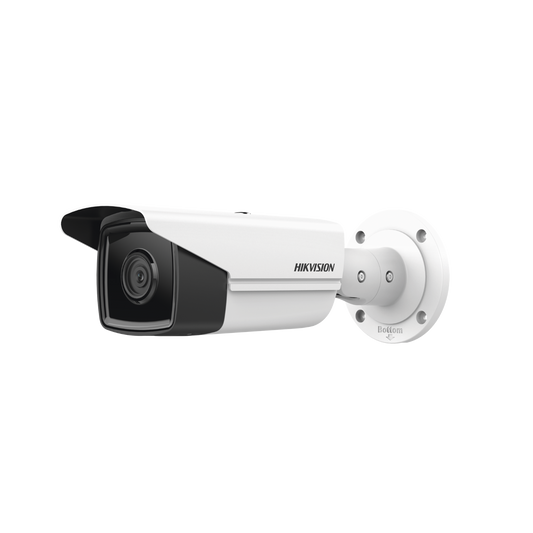 Bala IP 6 Megapixel / Lente 4 mm / 80 mts IR EXIR /Exterior IP67 / WDR 120 dB / PoE / ACUSENSE (Evita Falsas Alarmas) / MicroSD / ONVIF