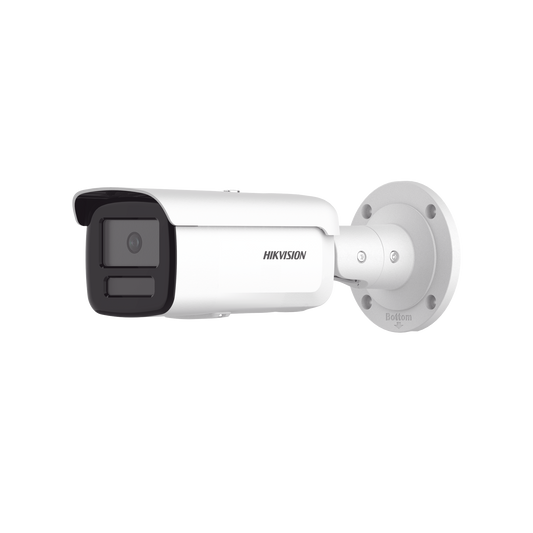 Bala IP 8 Megapixel / Lente 4 mm / Dual Light (60 mts IR + 60 mts Luz Blanca) / Exterior IP67 /   WDR 130 dB / Videoanaliticos (Filtro de Falsas Alarmas) / Captura Facial