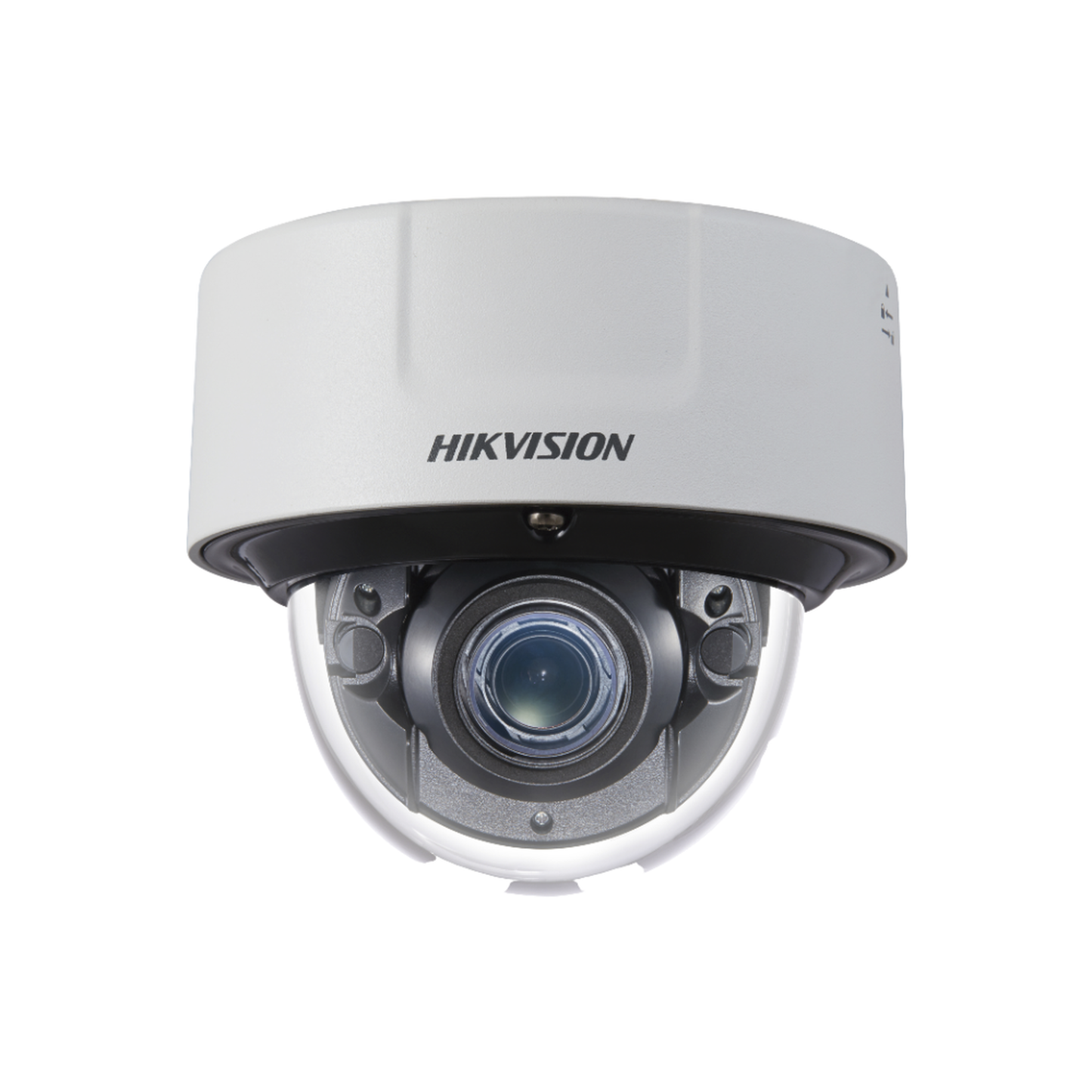 Domo IP 12 Megapixel / Lente Mot. 2.8 a 12 mm / 30 mts IR EXIR / WDR 120 dB / Entrada y Salida de Audio y Alarmas