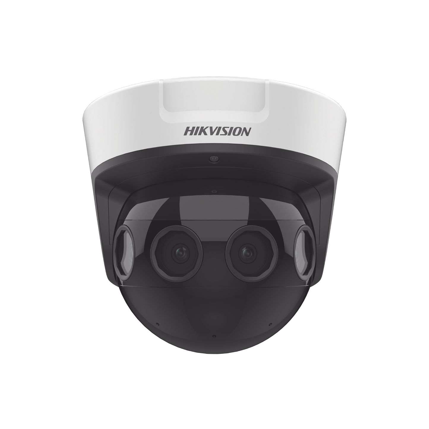 PanoVu Series / Vista Panorámica 180° / 8 Megapixel en Total / 4 Lentes 2.8 mm (2 Megapixel) / 20 mts IR EXIR / Exterior IP67 / IK10 / 12 Vcc / PoE+ / MicroSD
