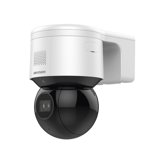 Domo PTZ IP 4 Megapixel / 4X Zoom Óptico / 50 mts IR EXIR / Luz Estroboscópica / Sirena Integrada / WDR 120 dB / PoE+ / IP66 / Ultra Baja Iluminación / Micrófono y Bocina Interconstruido / Micro SD