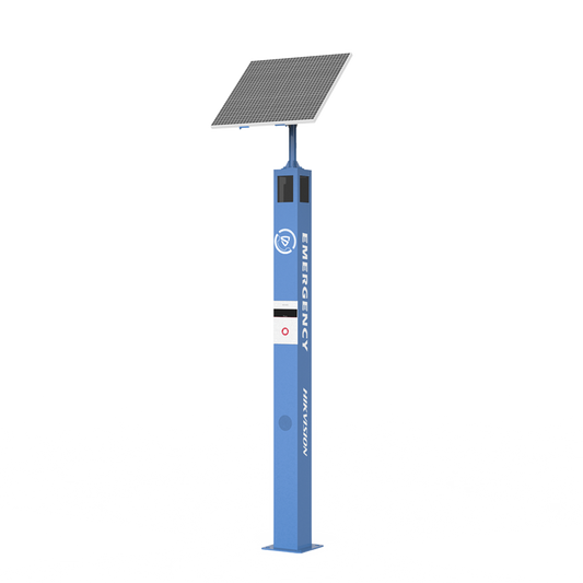 Estación de Pánico con Intercomunicador IP y Panel Solar