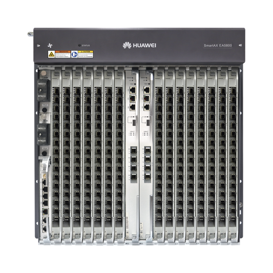 OLT GPON Carrier Class con 1 tarjeta de 16 puertos GPON, 15 ranuras, 2 Fuentes de alimentación DC, 11 UR